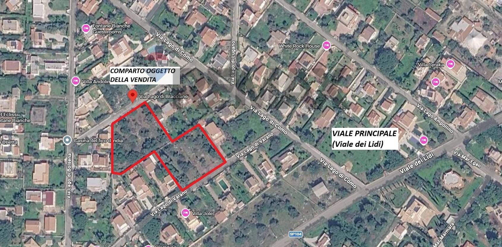 Posizione della mappa - Terreno edificabile Via Lago di Varano, Siracusa - foto 1