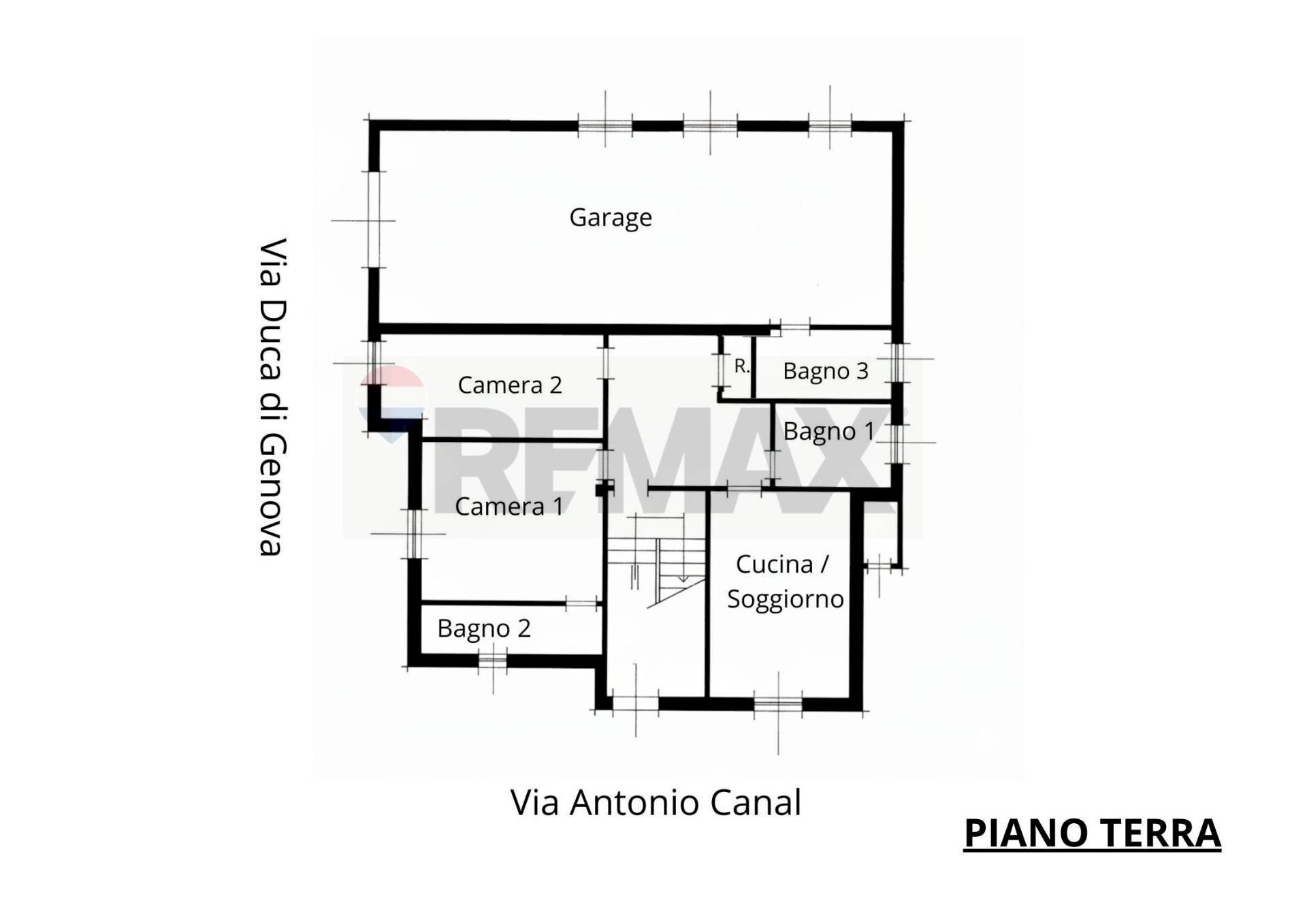 Pianta 2D - Independent house Via Giovanni Antonio Canal
 
2, Cagliari - floor plans 1