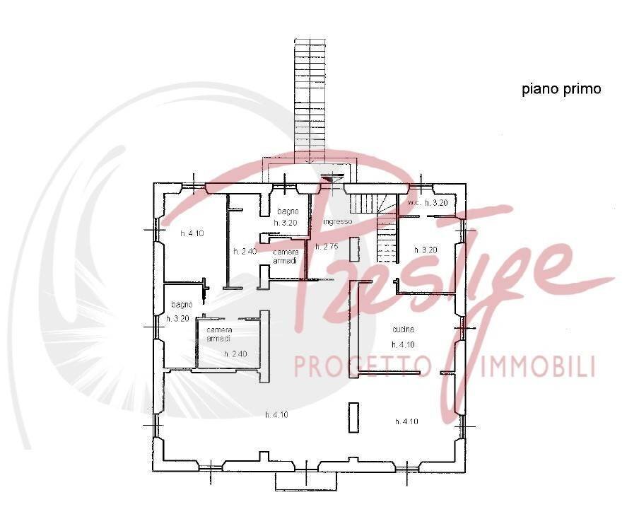 Villa via San Francesco d'Assisi, 7, La Spezia - floor plans 1