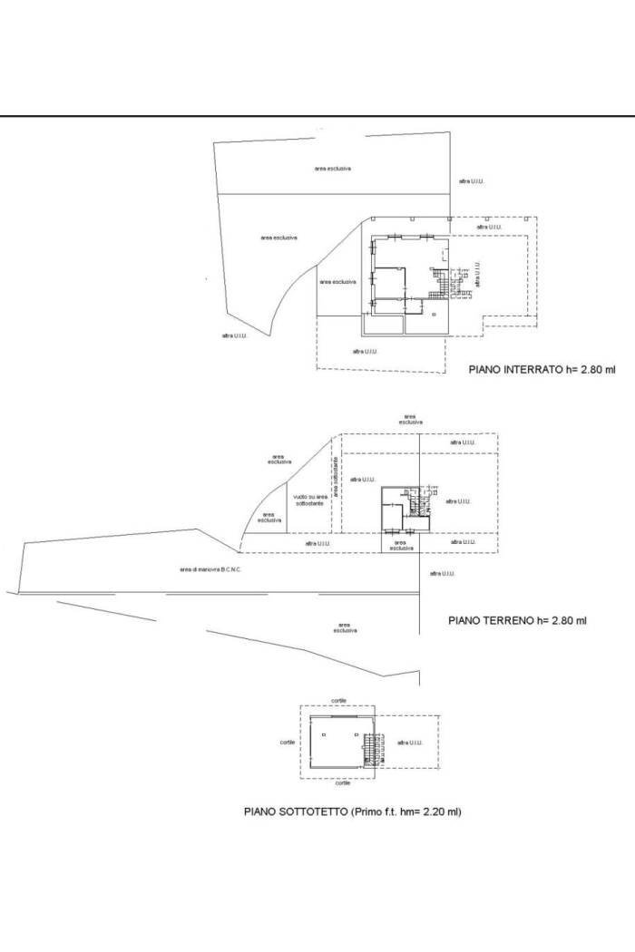 Four-room apartment via Barbara Allason, 60, Pecetto Torinese - floor plans 1