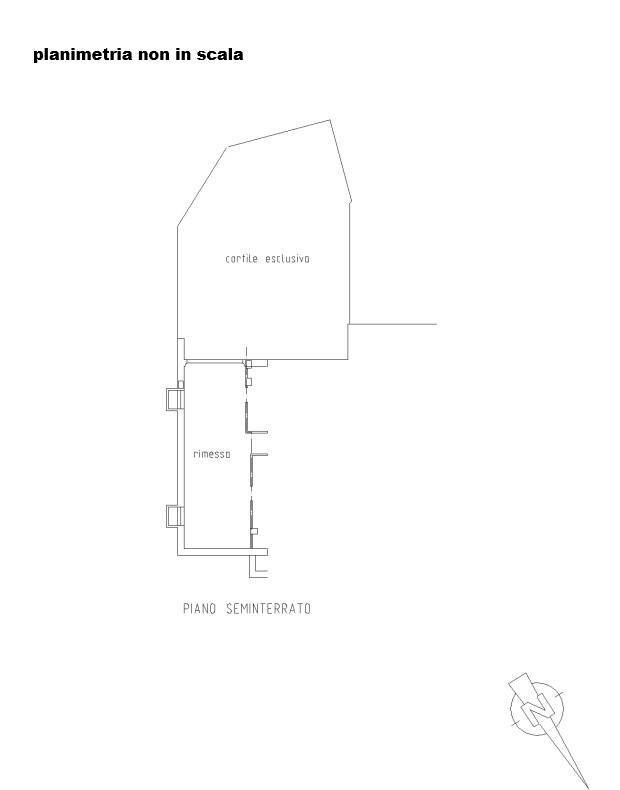 Villa a Schiera viale Guglielmo Marconi, Costigliole d'Asti - planimetria 1