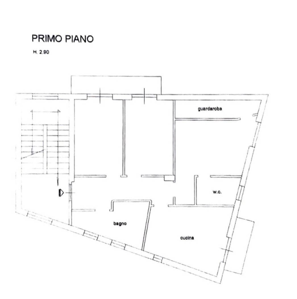 Four-room apartment via Ferdinando Galiani, 91, Catanzaro - floor plans 1