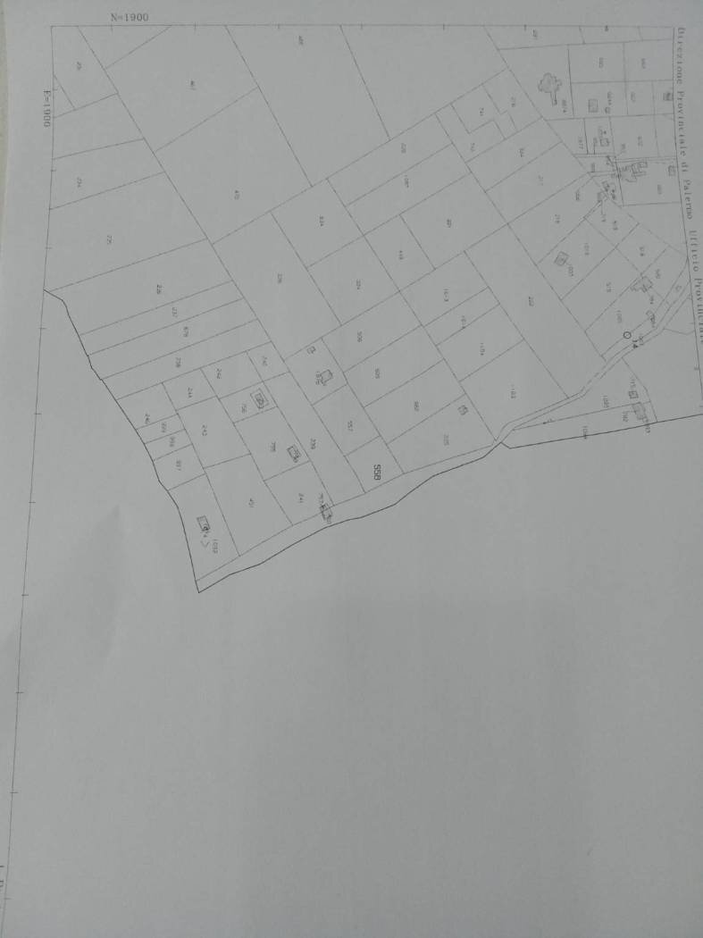 Terreno agricolo contrada Scarpa, Baucina - planimetria 1
