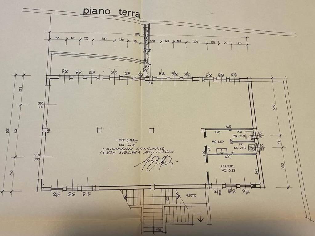 Planimetria - Magazzino via Giovanni Pascoli, Trescore Balneario - foto 2
