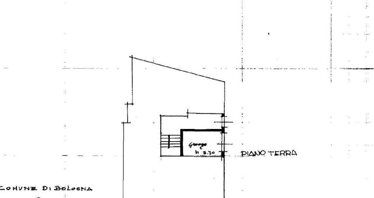 planimetria garage - Trilocale via Libia, Bologna (zona San Donato) - planimetria 1