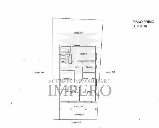 planimetria - Villa Via Nervia 46, Ventimiglia - planimetria 1