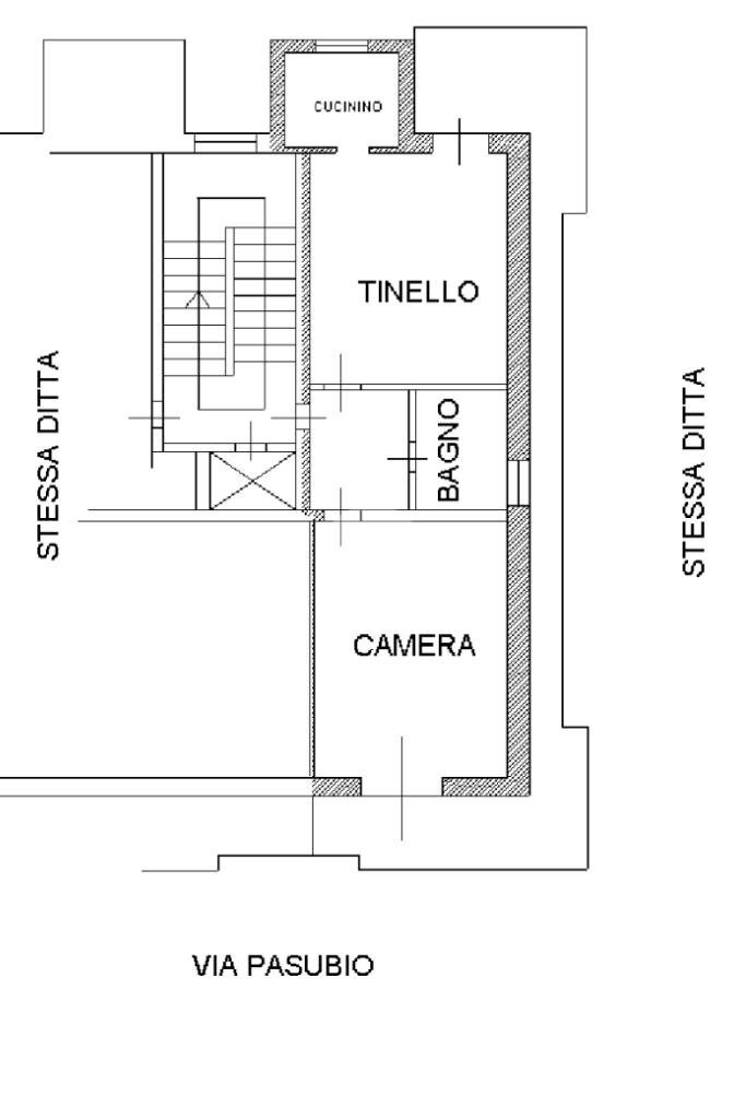 Bilocale Via Pasubio, Collegno - planimetria 1
