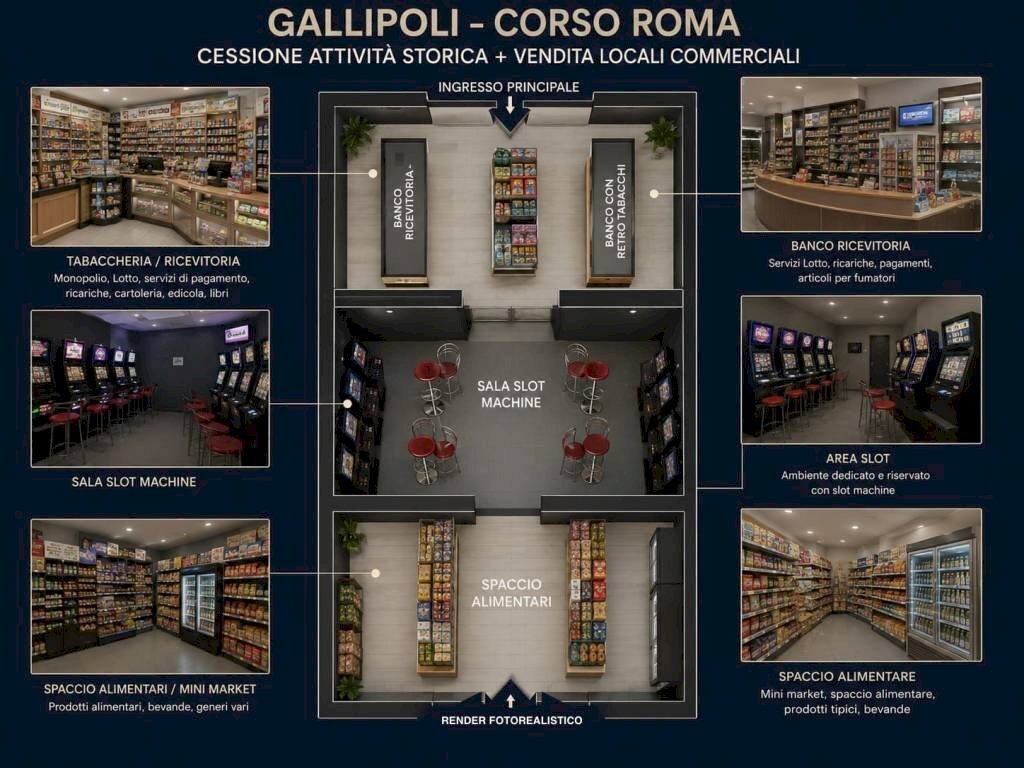 Altro - Bar - Tabacchi - Ricevitoria corso Roma, Gallipoli - foto 1