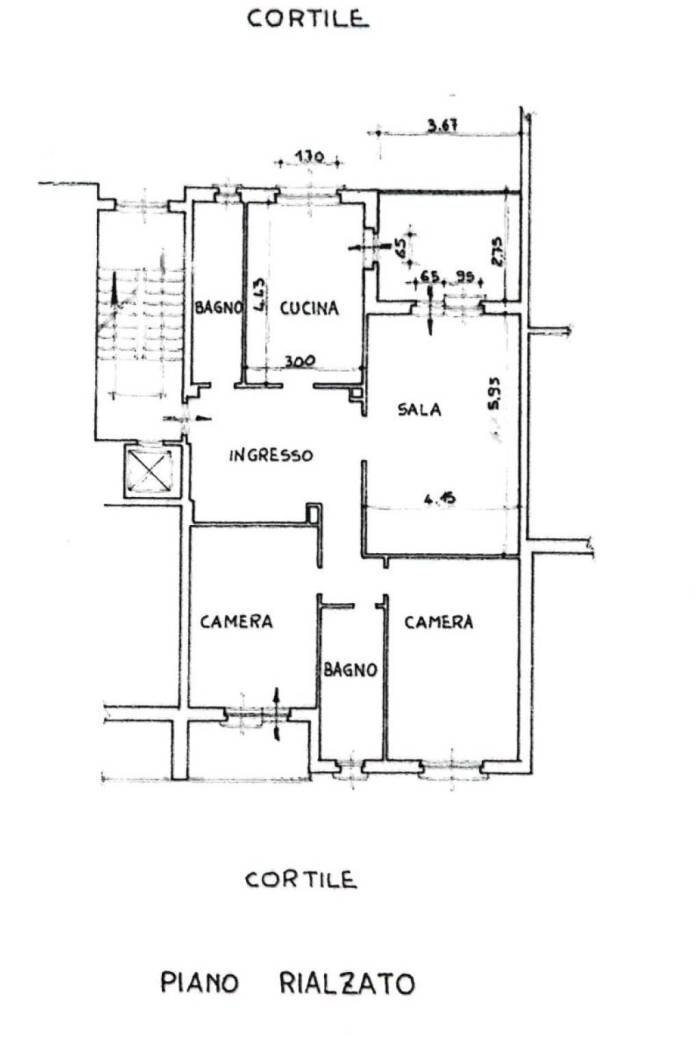 Quadrilocale viale Signorini, 7, Villastellone - planimetria 1