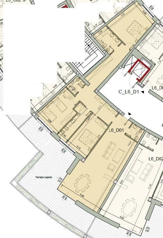 Apartment via Porta di Vasco, 21, Mondovì - floor plans 1