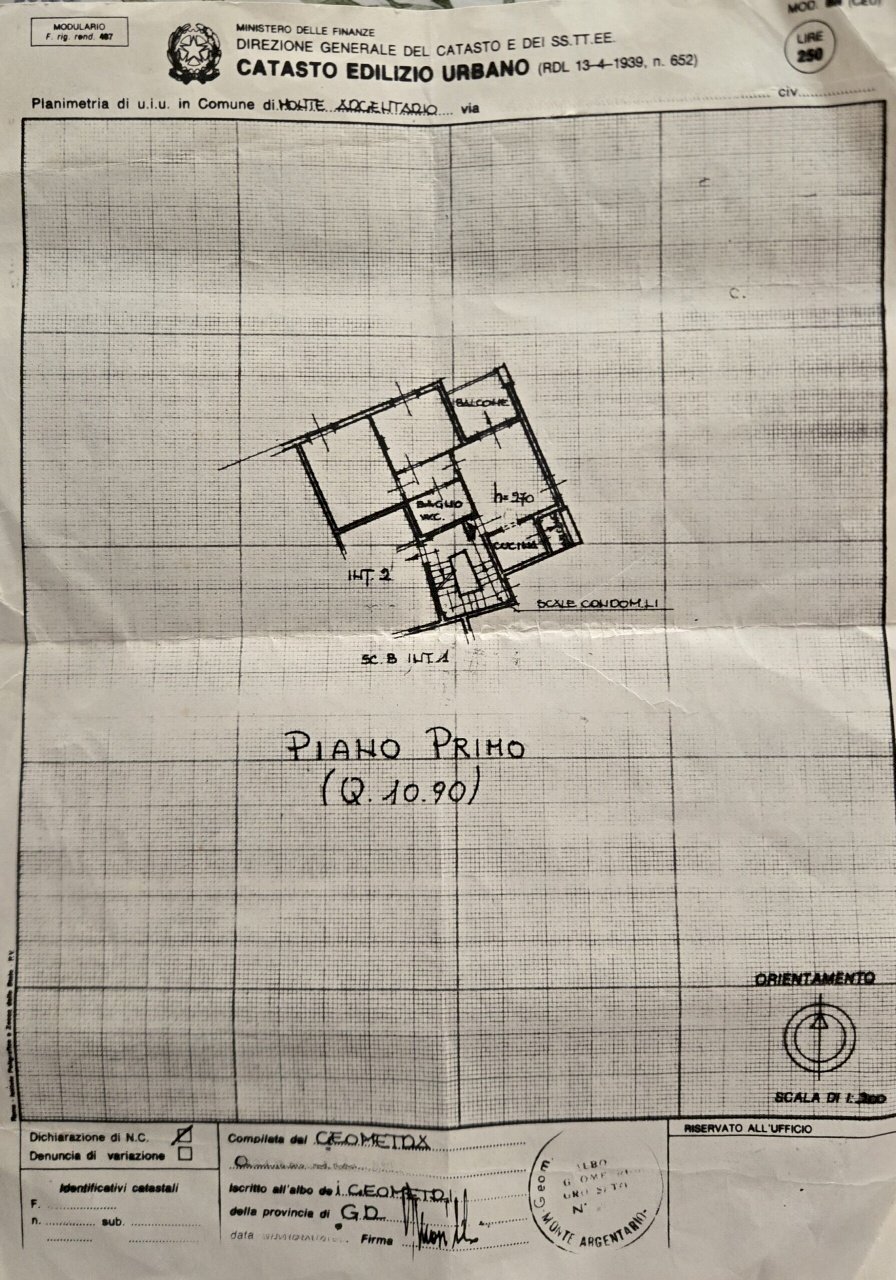 PLN - Quadrilocale Via Don G. Paradisi 25, Monte Argentario - planimetria 1