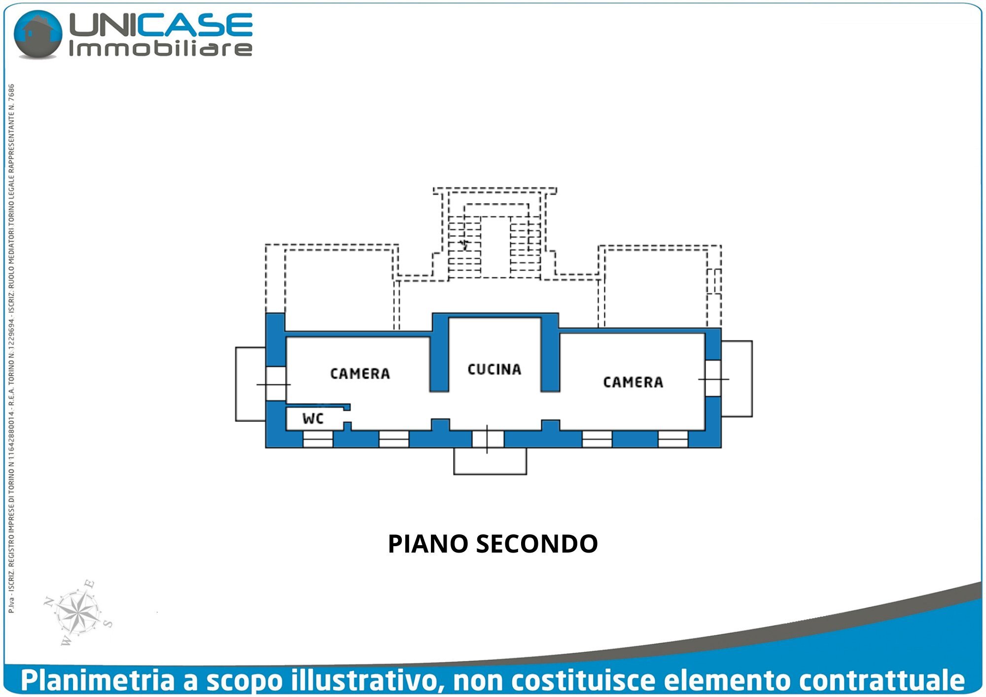 Three-room apartment Piazza Caduti per la Liberta, 1, Bobbio Pellice - floor plans 1