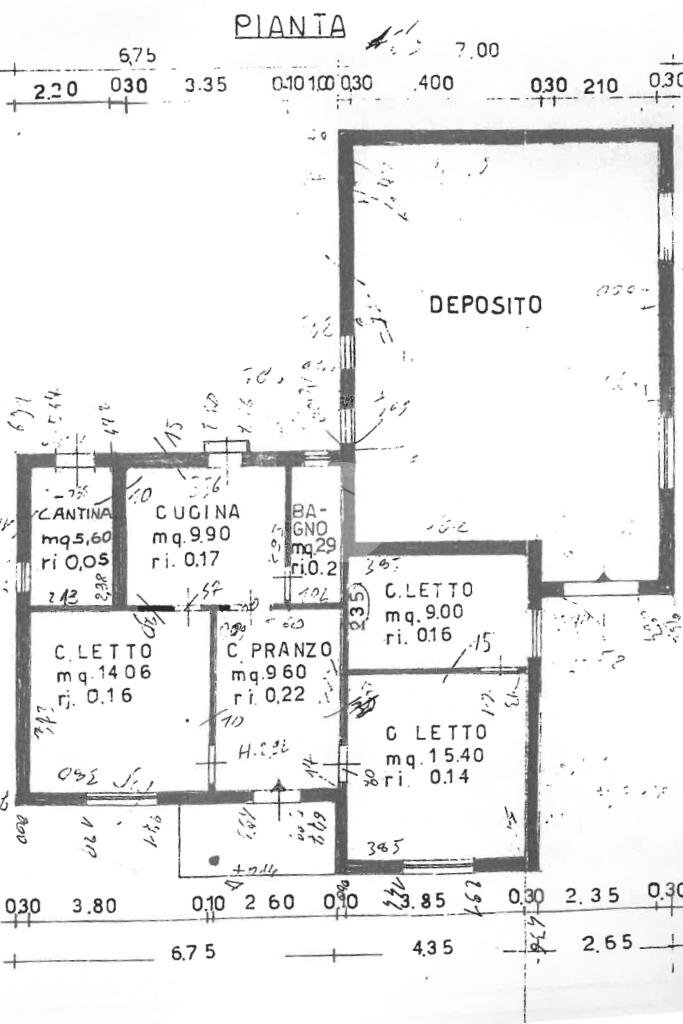 Villa Via Lazio, Cervia - planimetria 1