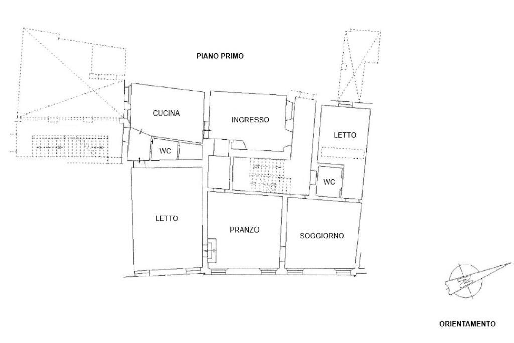 Quadrilocale Via Monzermone, Reggio nell'Emilia - planimetria 1