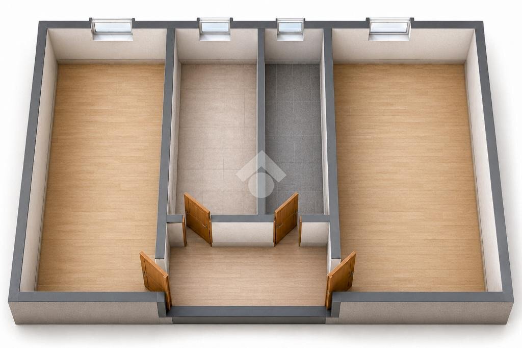 Two-room apartment Via Gian Raniero Paulucci Ginnasi, Forlì - floor plans 1