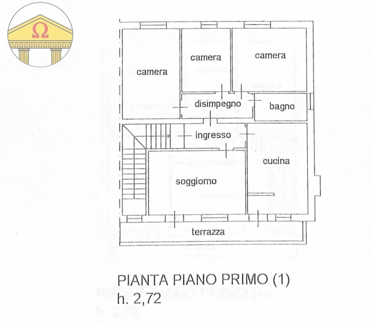 Foto 13 - Appartamento Ponzano Veneto - planimetria 1