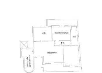 Pianta 2D - Three-room apartment Via Crocifisso
 
110, Bitonto - photo 22