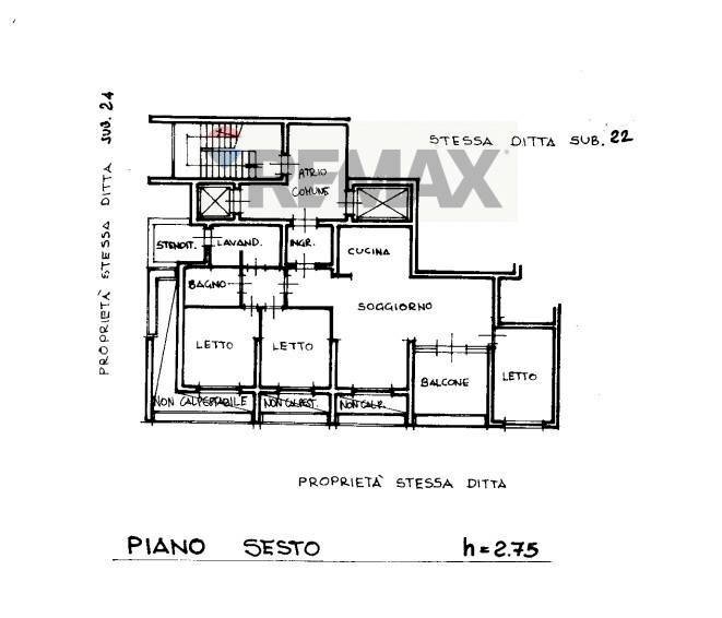 Pianta 2D - Appartamento Viale Moncada
 
1, Catania - planimetria 1