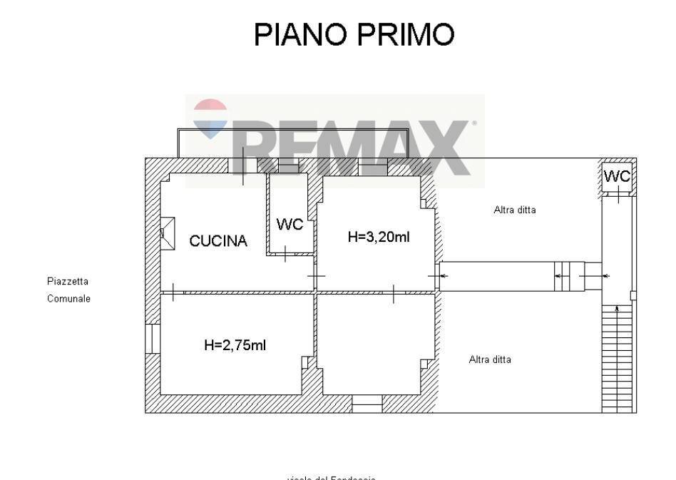 Pianta 2D - Four-room apartment Loro Ciuffenna - floor plans 1