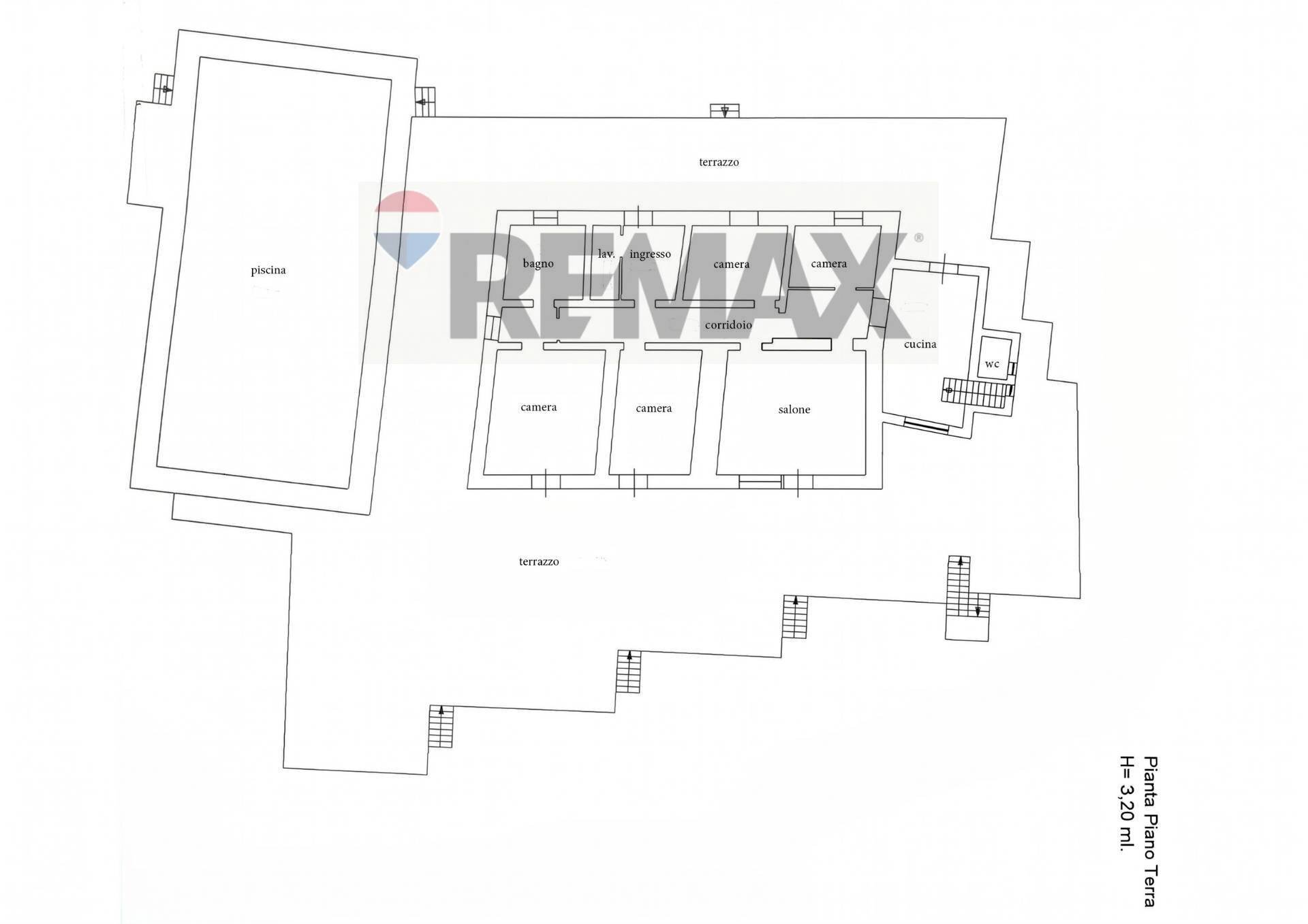 Pianta 2D - Villa Rognoni, Biancavilla - floor plans 1