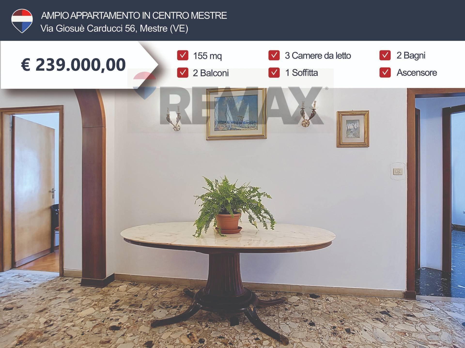 Dettagli - Appartamento Via Giosuè Carducci
 
56, Venezia - foto 1