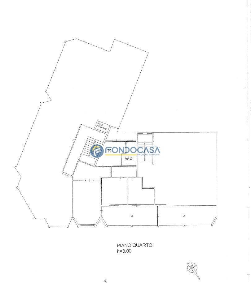 scheda catastale - Three-room apartment Via Massimo d'azeglio, Carrara - floor plans 1