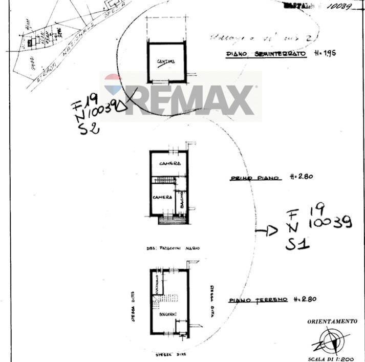 Pianta 2D - Villa a Schiera Via Dante Alighieri
 
47, Carpineti - planimetria 1