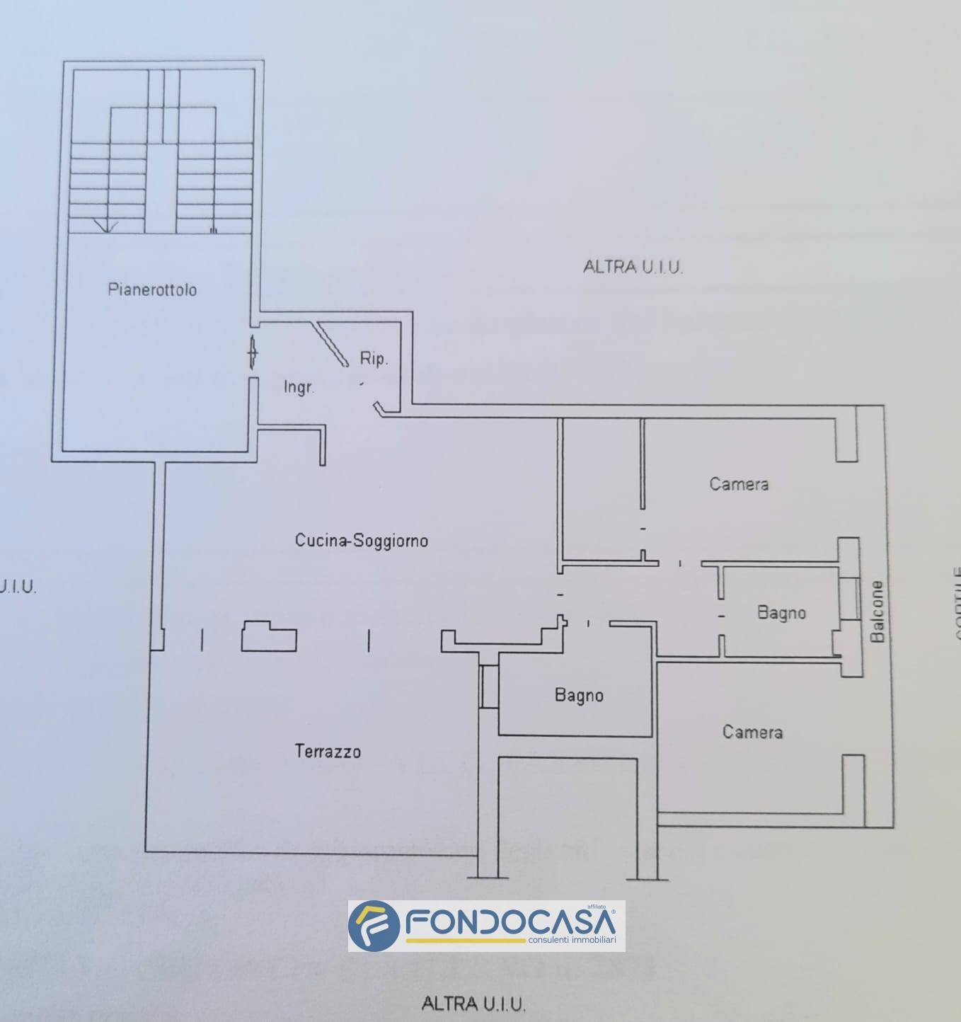Foto 12 - Three-room apartment via giulio pastore
 
17, Salerno - floor plans 1