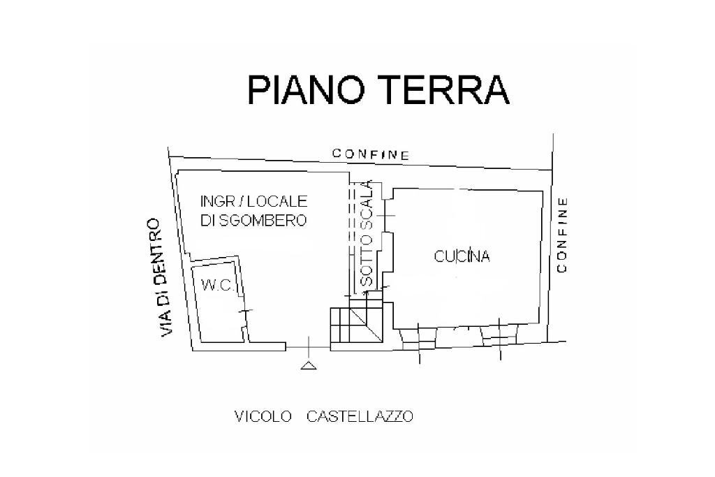 Casa indipendente Via Castellazzo, Cigliano - planimetria 1