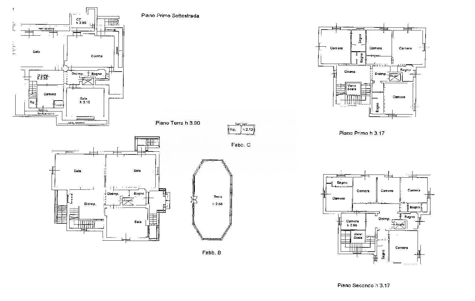 Foto 108 - Villa Strada Provinciale
 
141, Cassano Spinola - floor plans 1
