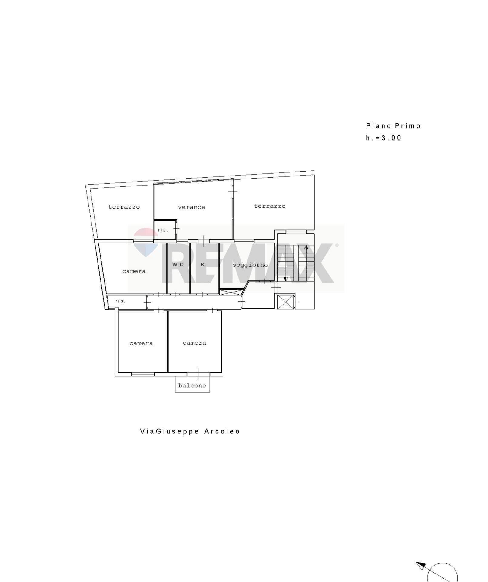 Pianta 2D - Apartment Palermo - floor plans 1