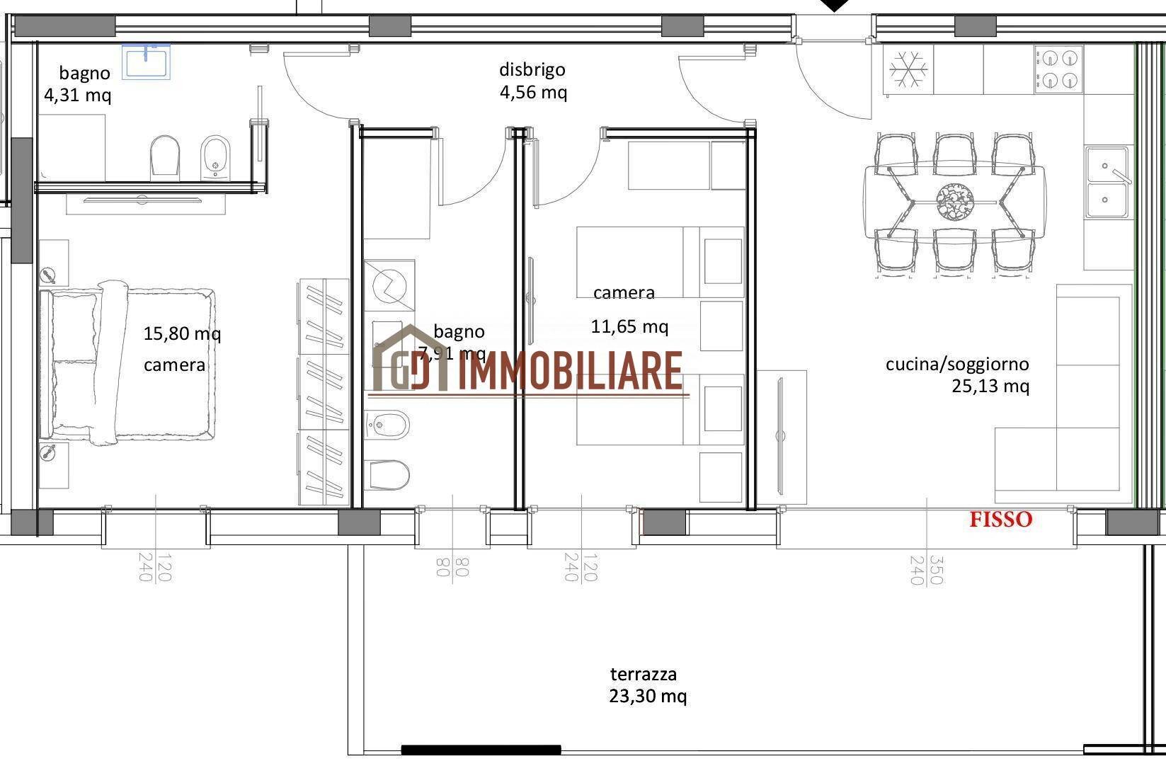 Foto 14 - Attic Via Riviera Sile
 
23, Jesolo - floor plans 1