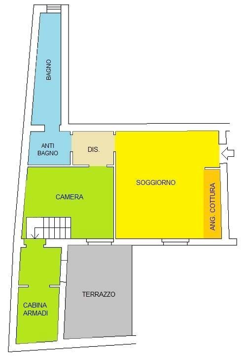 Foto 18 - Two-room apartment Via Sant'eufemia, Piacenza - floor plans 1
