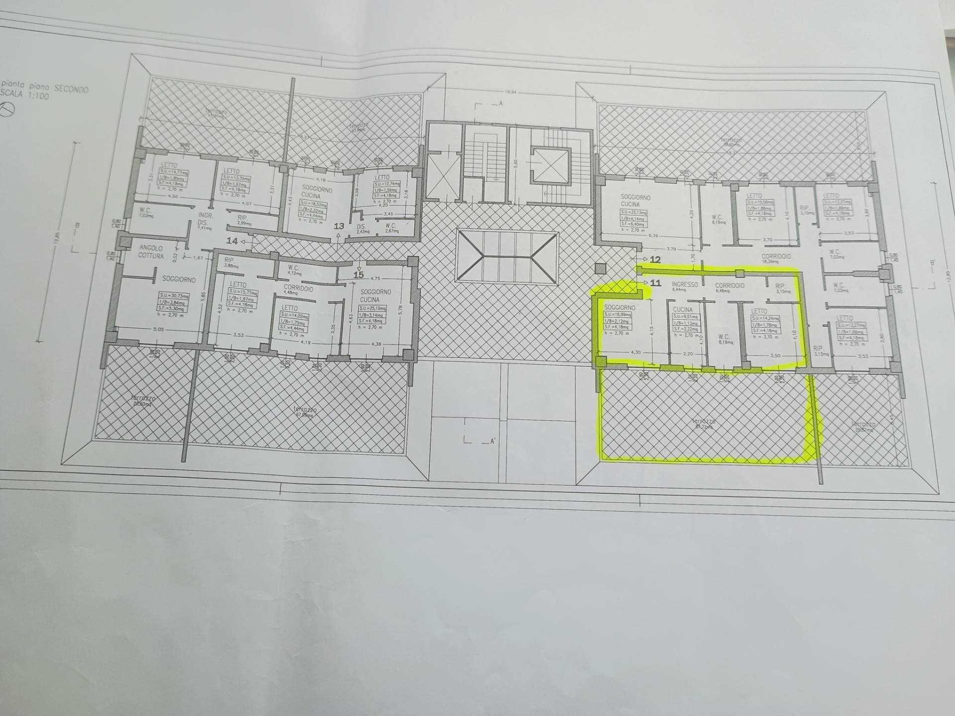 Foto 1 - Appartamento Via A. De Gasperi, Spinetoli - planimetria 1