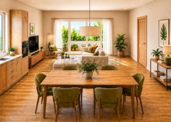 render zona giorno ristrutturata - Appartamento Via Brenta, Creazzo - foto 7