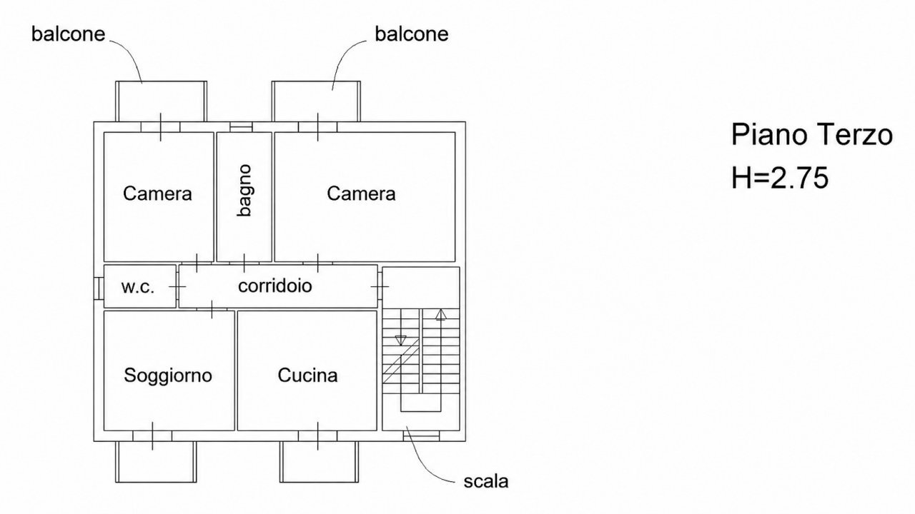 ChatGPT Image 25 mag 2026, 18_44_10 - Appartamento Via Giovanni Amendola 3, Rimini - planimetria 1
