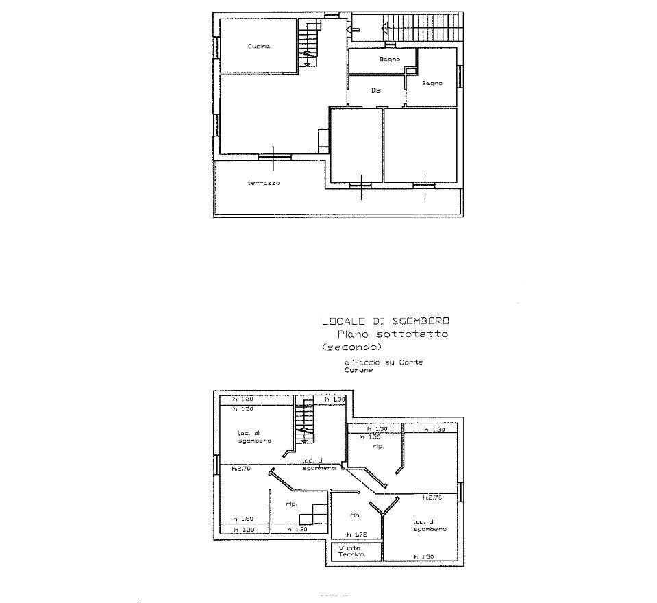 1 - Appartamento all'asta Strada Cascine Lunaire 23, Sanremo - planimetria 1