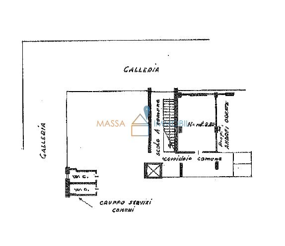 1 - Ufficio Viale Eugenio Chiesa 1, Massa - planimetria 1