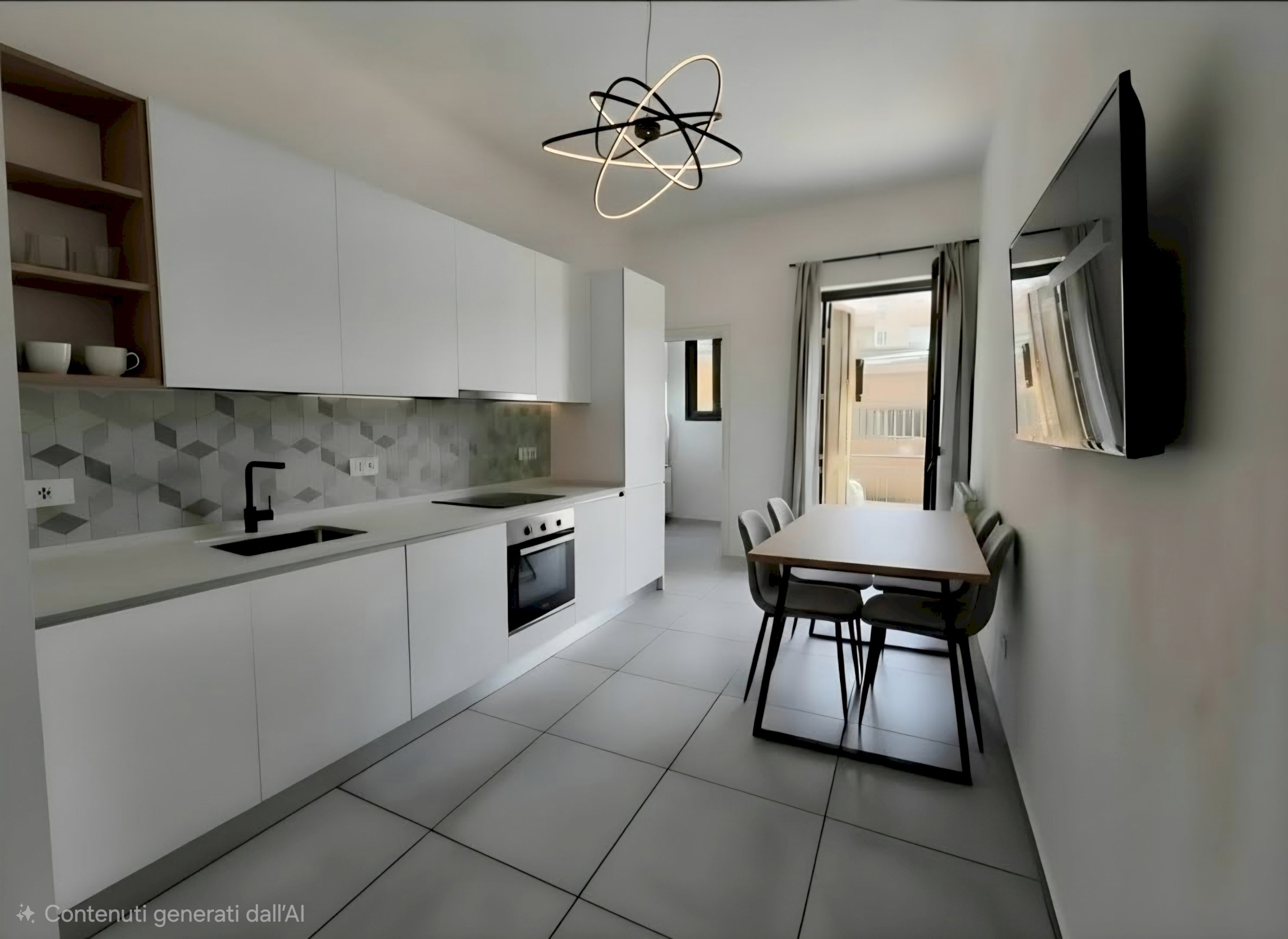 Cucina - Three-room apartment Via Giovanni Schiaparelli, 8, Cuneo (neighborhood Centro) - photo 2