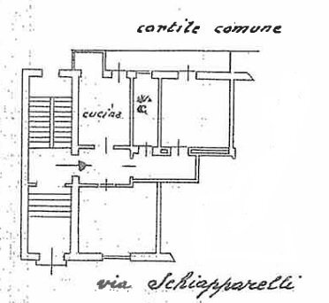 Three-room apartment Via Giovanni Schiaparelli, 8, Cuneo (neighborhood Centro) - floor plans 1