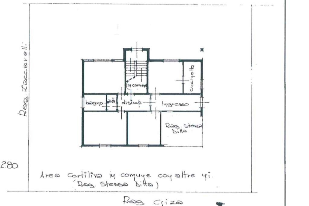 Four-room apartment Via L. Ariosto, Bagnolo in Piano - floor plans 1
