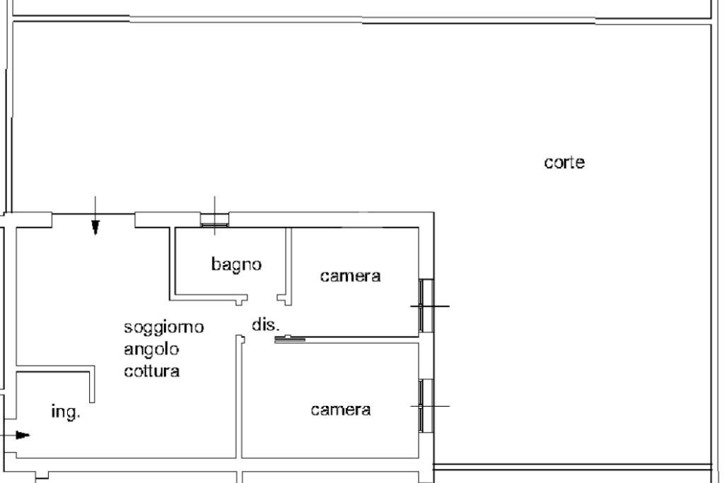 Three-room apartment Via oreste brunelli, Baricella - floor plans 1