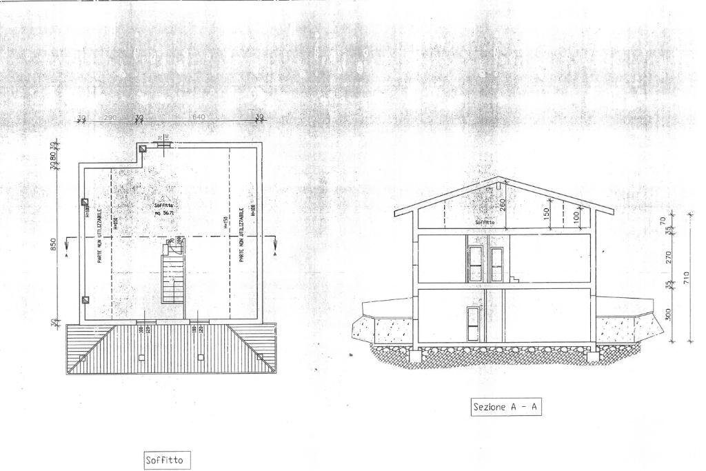 Villa Via Monte, San Benedetto Val di Sambro - planimetria 1