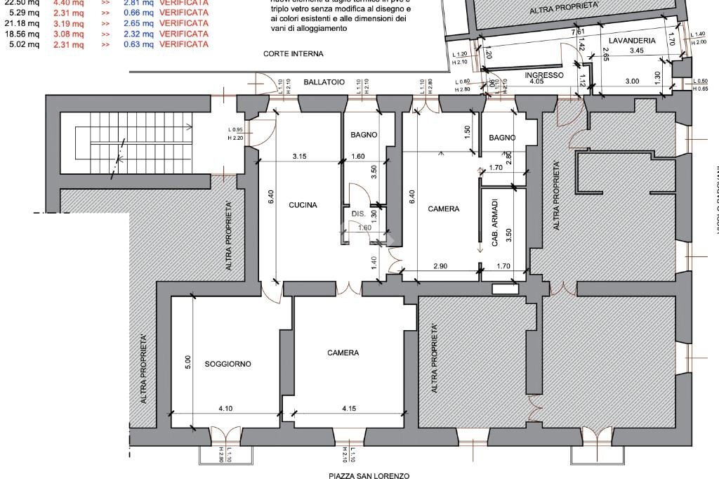Appartamento Piazza san lorenzo, Giaveno - planimetria 1