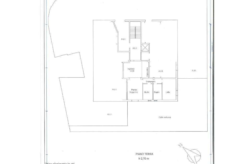 Three-room apartment Via Giuseppe Parini, Pavullo nel Frignano - floor plans 1