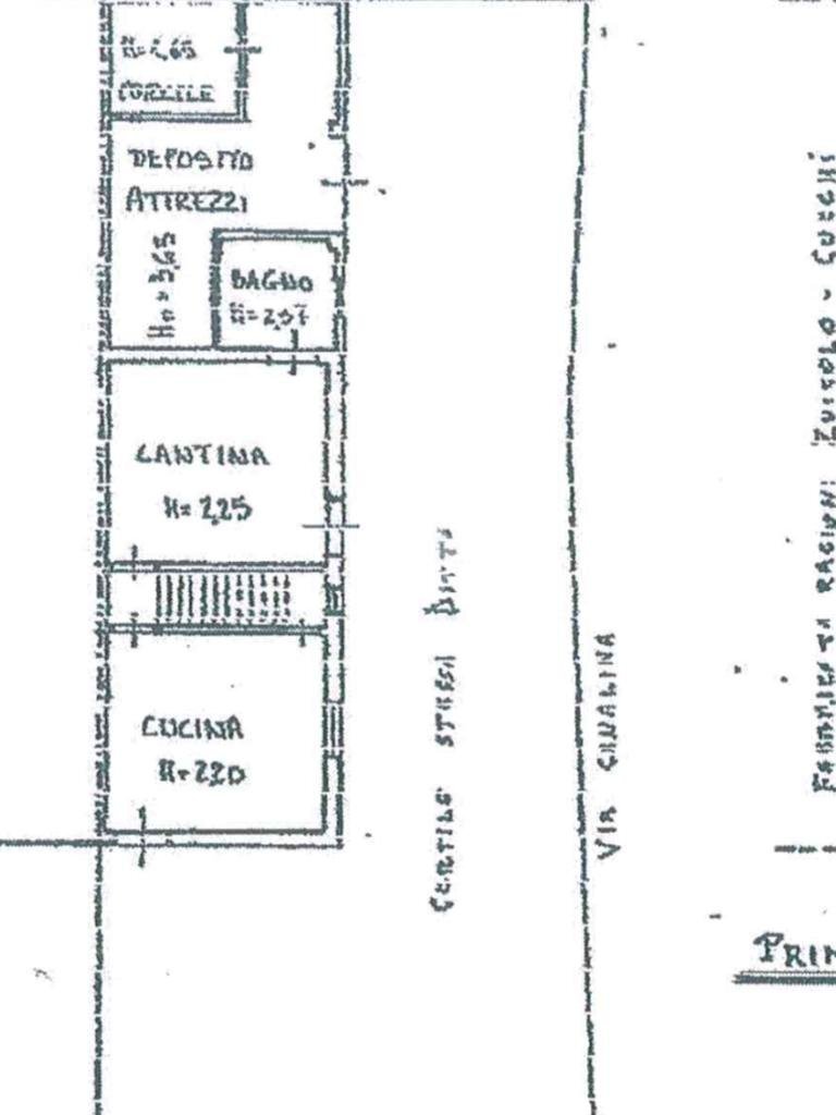 Casa semi indipendente Via canalina, Cadelbosco di Sopra - planimetria 1