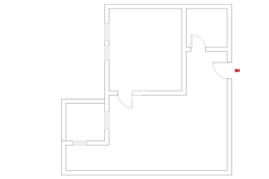 Two-room apartment Via Garofalo, Milano (neighborhood Città Studi) - floor plans 1