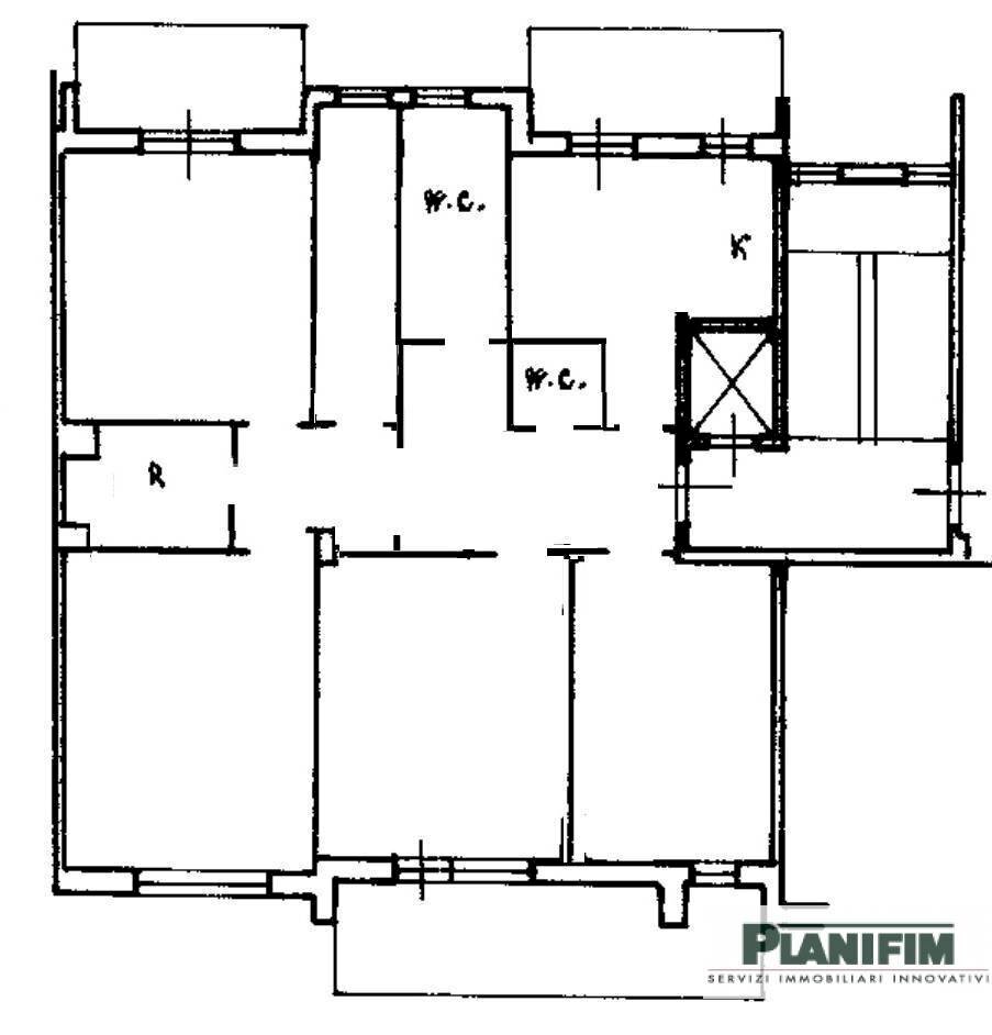 Foto 12 - Four-room apartment Via Della Resistenza
 
48, Bari - floor plans 1