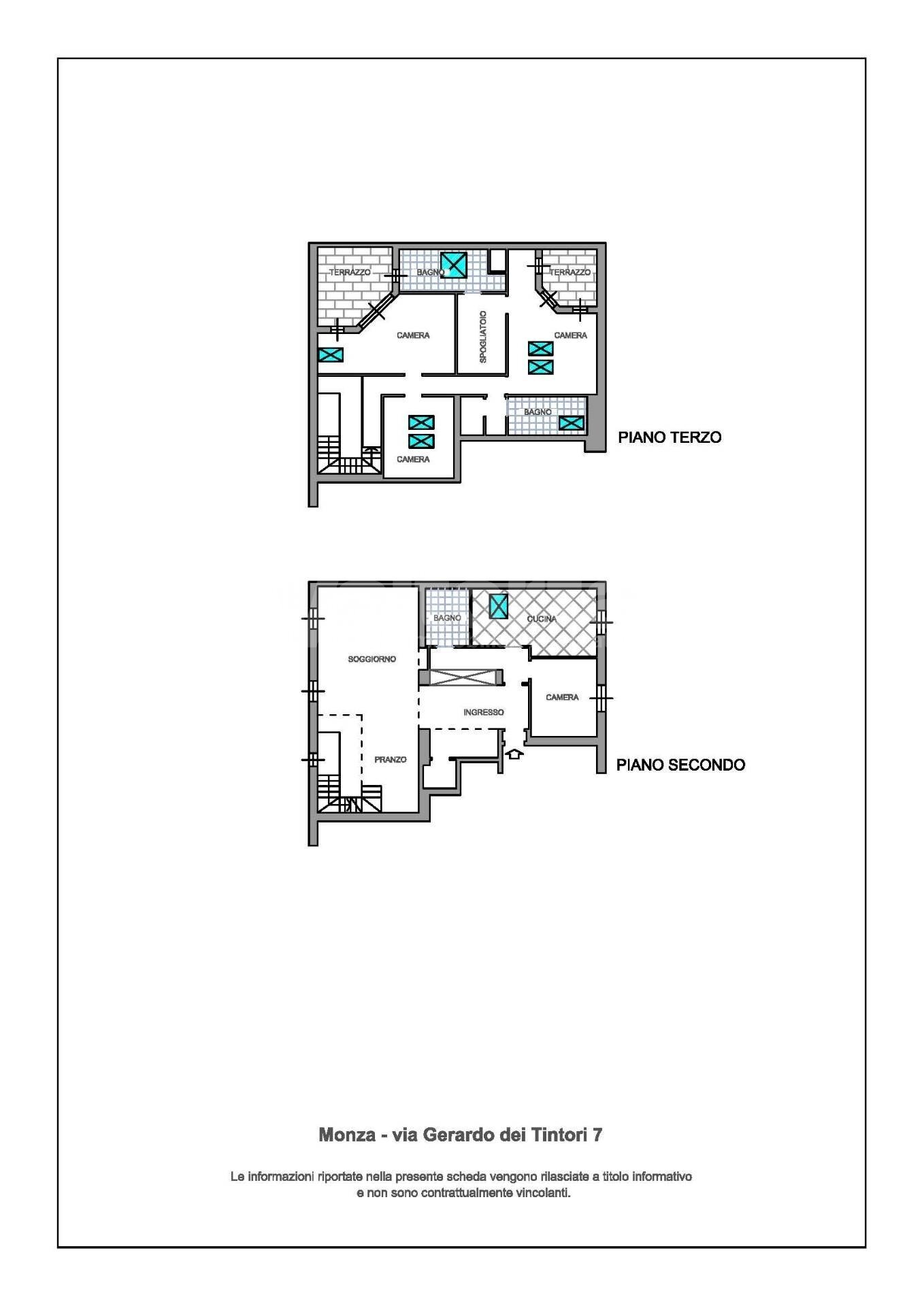 Foto 19 - Apartment Via Gerardo dei Tintori
 
7, Monza - floor plans 1