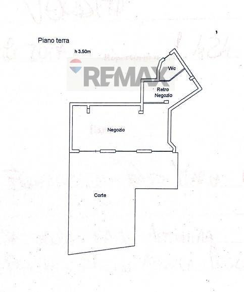 Pianta 2D - Locale Commerciale Via dei Vespri Siciliani
 
2, Linguaglossa - planimetria 1